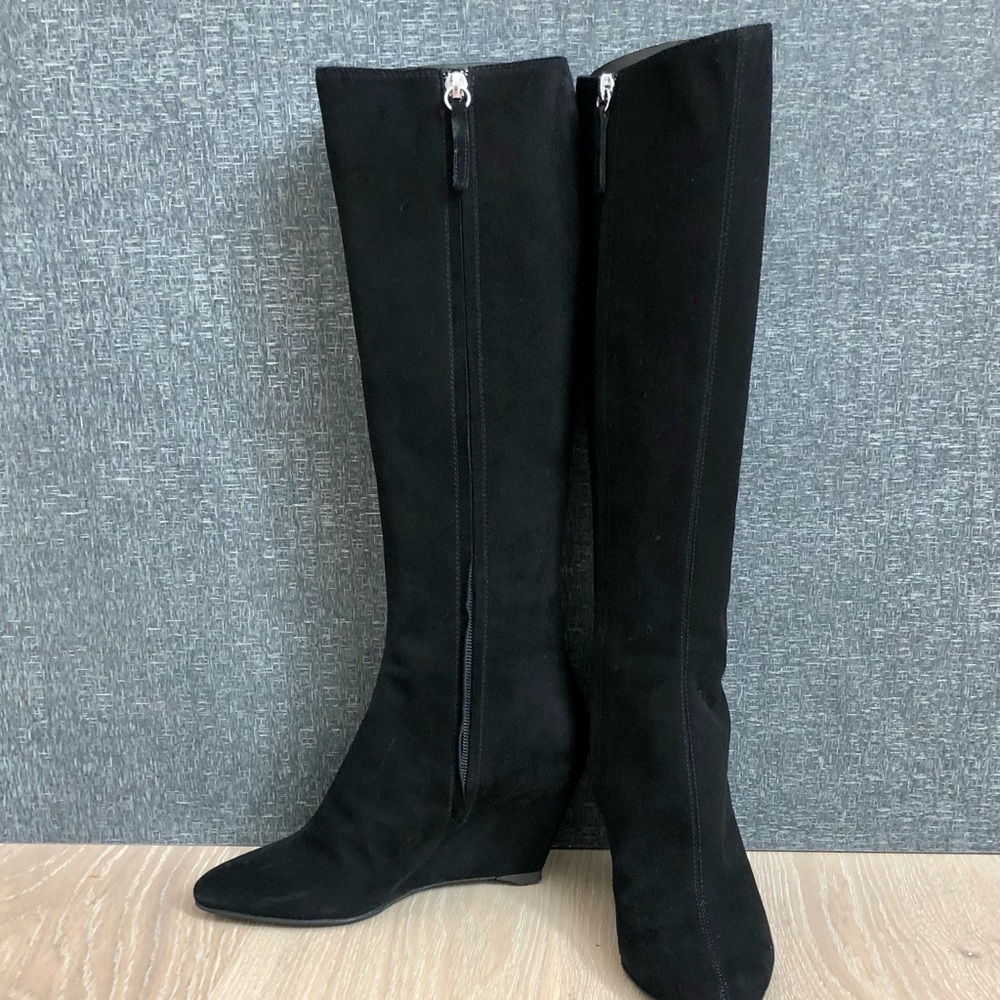 New Giuseppe Zanotti Size 6 Black Suede Boots
